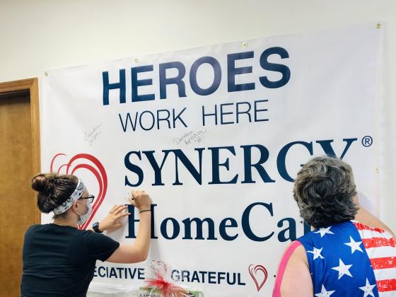 Synergy Homecare honors caregivers. 