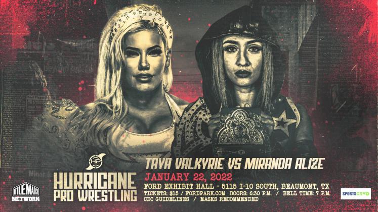 Hurricane Pro Wrestling Taya Valkyrie vs Miranda Alize