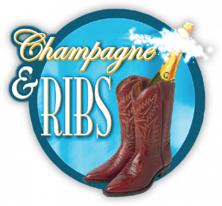 Champagne and Ribs logo 