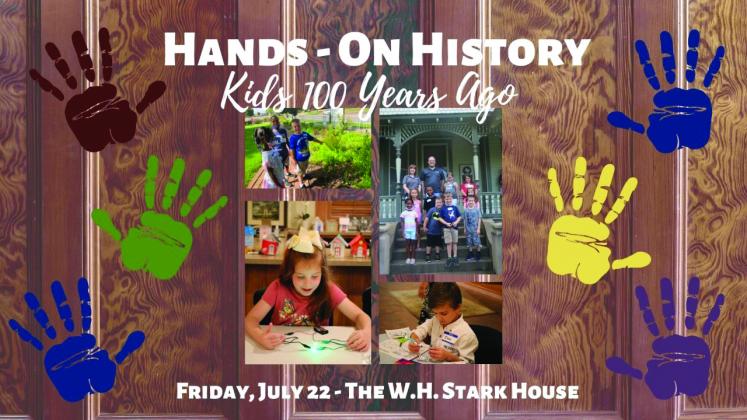 Hands-On History: Kids 100 Years Ago Friday, July 22 at the Stark House