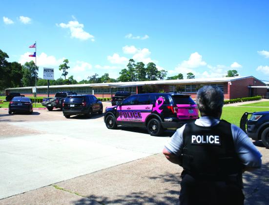 BPD responds to threats of an active shooter at BISD's Early College High School Photo by B. Scott McLendon 