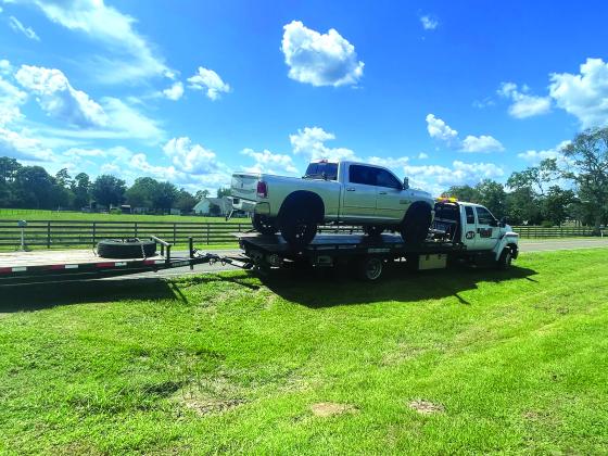 The truck the Buna man was accused of stealing from mechanics that had yet to be paid 