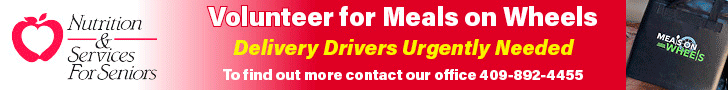 Nutrition & Services for Seniors - Volunteers needed for Meals on Wheels - Delivery Drivers urgently needed - Call 409-892-4455 to find out how