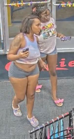 Within 5 minutes of this video surveillance image being posted, BPD is moving forward with a theft case involving the two women.