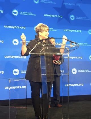 Mayor Becky Ames.