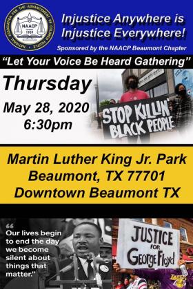 From the Beaumont chapter of the NAACP