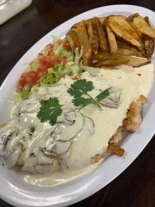 Creamy mushroom chicken