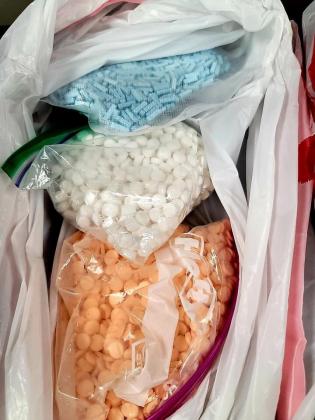 JSCO found an assortment of pills in the duo's possession
