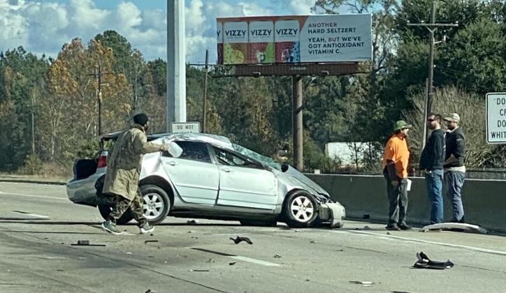 Wreck on I-10 on Dec. 10