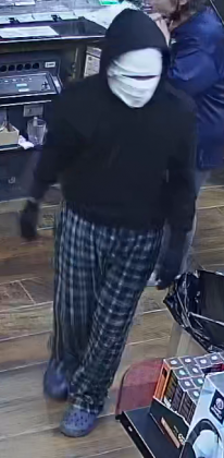Three suspects are wanted for a Jan. 18 aggravated robbery in Hamshire.