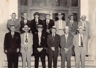 Detective Sergeant Raymond Joe Beyer is the third one from the left on the top row