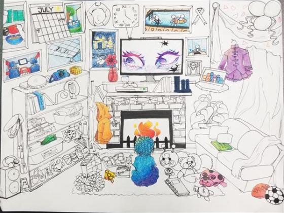 Visit the Stark Museum in Orange's Community Art Gallery from March 16–May 15 or view the online exhibition at https://starkmuseum.org/juried-student-art-exhibition/