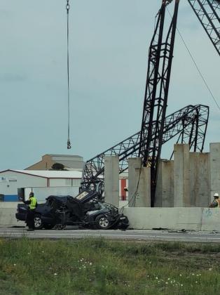 An accident on I-10