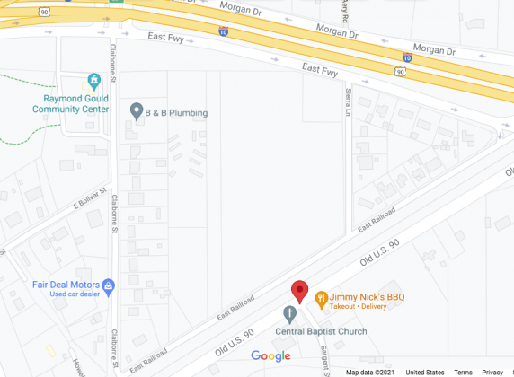 Google map location of deceased person in Vidor