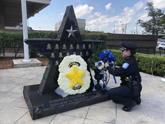Office Carol Riley at the 2019 Fallen Officer Memorial Ceremony 