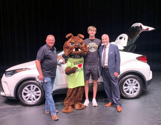 Perfect attendance car winner