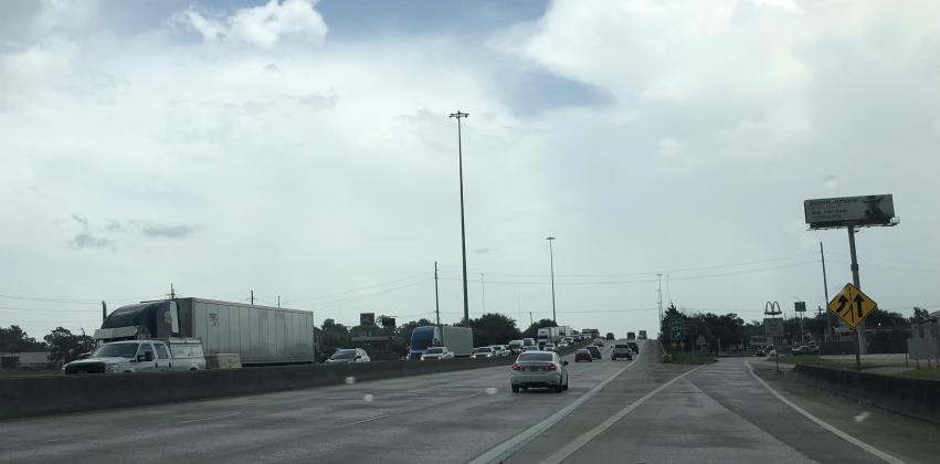 I-10 traffic around 2:45 p.m.