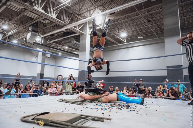 Lady Frost vs Heather Monroe (Photos by Chad Cooper)