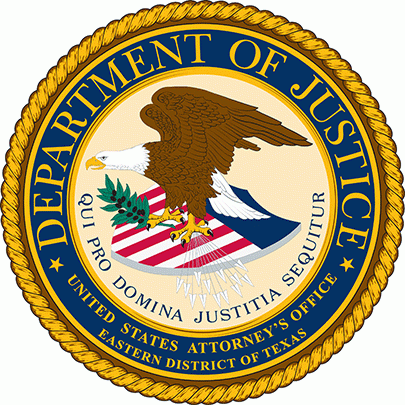 Eastern District of Texas DOJ seal