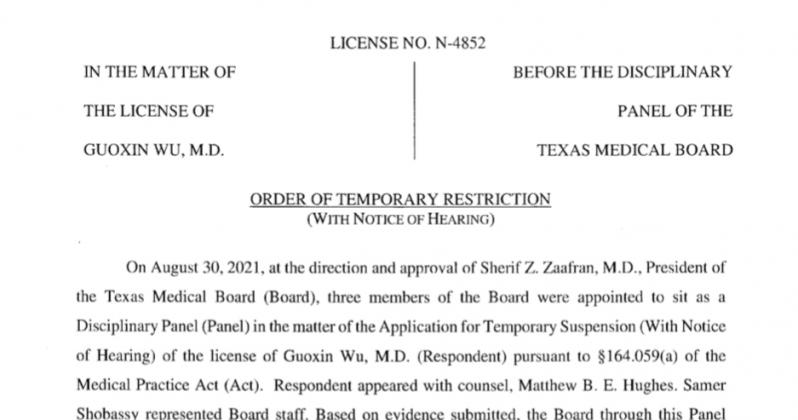 Hearing document attached