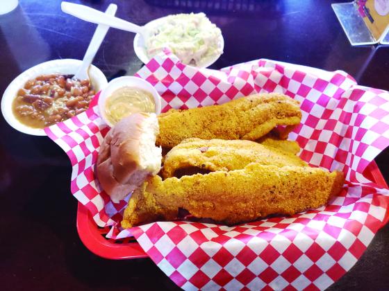 Fish combo at Sam's. 