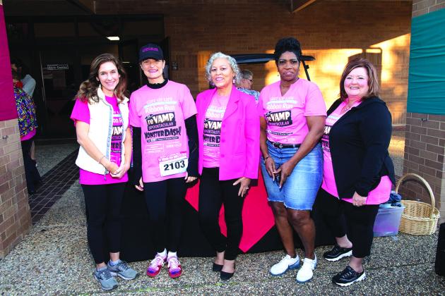 Kim Phelan, Gigi Mazzola, Tressi Holmes, Arlene LeBlanc and Gay-Lynne Jones