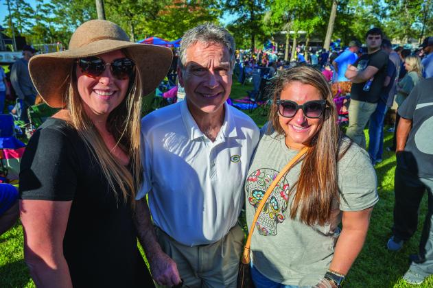 Natalie Wilson, Vincent Messina and Madelyn Messina