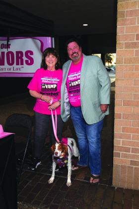Anne Winslow, Clark Winslow and pup Liz