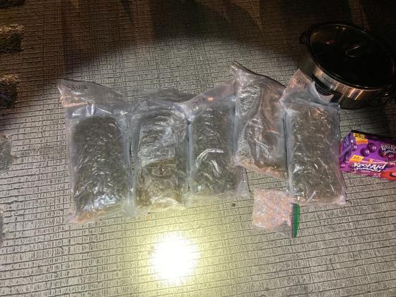 Holmes' alleged marijuana