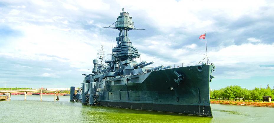 A photo of the USS Texas, currently at La Porte but slated to be moved. 