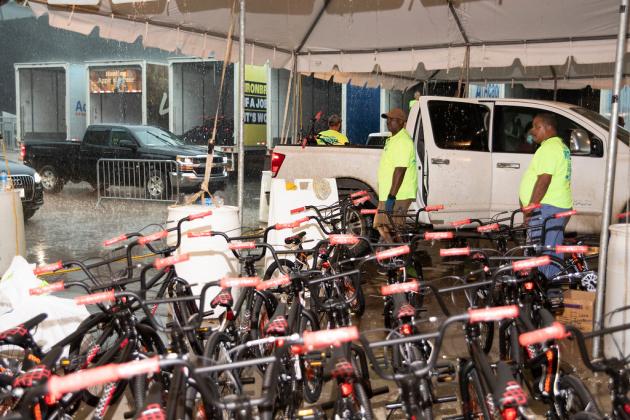 Volunteers at Bicycles and Bibles