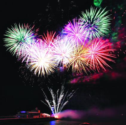 A photo of New Years Eve fireworks 