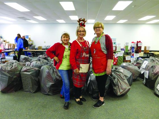 Mary Lanham, Juanice Fox and Polly Walton. 