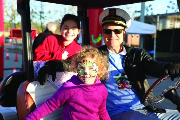Milly, Piper and David Moore