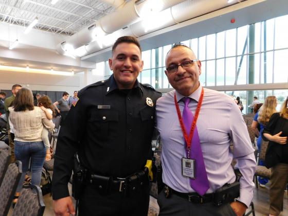 Michael Tamayo and father,  BPD Sgt. Jesus Tamayo
