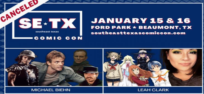 SETX Comic-con will be cancelled for 2022 due to COVID complications with staffing