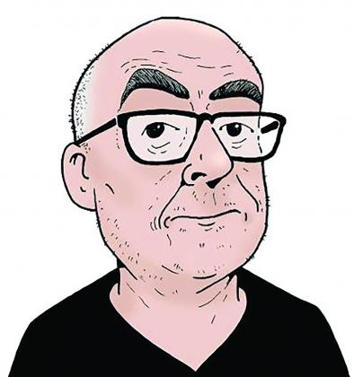 An illustration of Andy Coughlan, elected to serve as the 2022-23 president of the Press Club of Southeast Texas