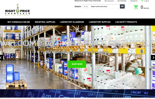 The former website of a chemical business ran by Jake's Fireworks