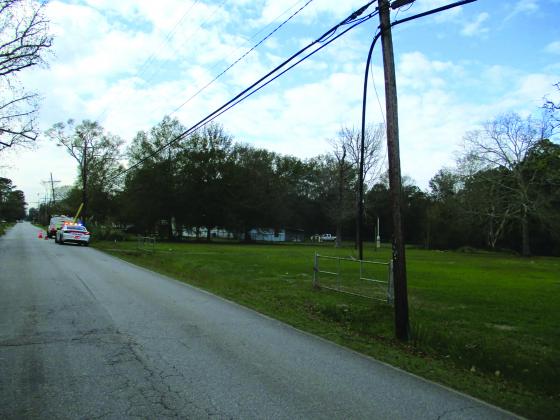Vidor Police Department on the scene at one of the many AT&amp;T wire cuttings