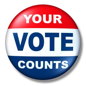 Your vote counts.