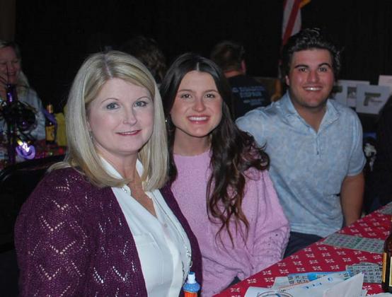 Debbie Whitman, Cameron Whitman and Tanner Doiron