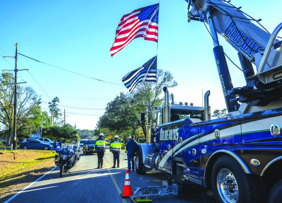 Vidor police officer Christopher Wayne Berry was laid to rest Jan. 29 at Forest Lawn Cemetery in Orange.