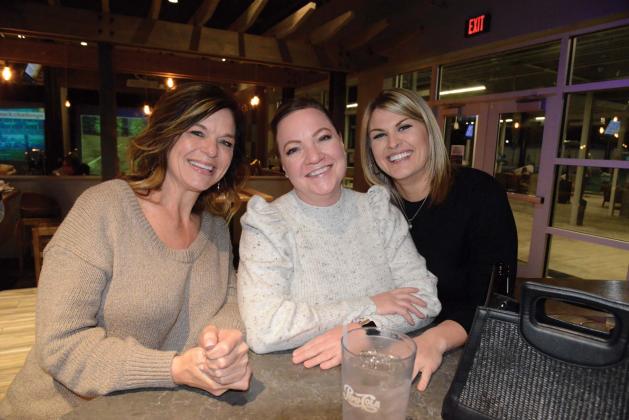 Christy Johnson, Lisa Blake and Abbie Murphy