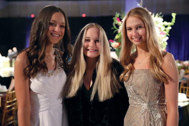 Kyah Hubbard, Paige Brandimarte and Elizabeth Sanford