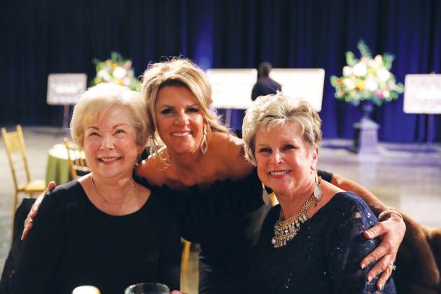 Sandy Laborde, Nadine Latham and Rose Mathews