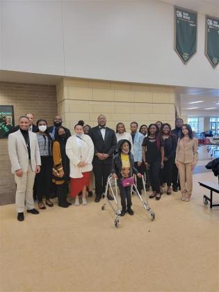 Beaumont United and West Brook high school students