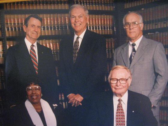 Bellfield and fellow Orange officials circa her days on the dais