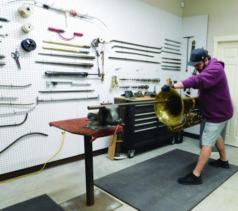 Instrument repair in progress at Swicegood 