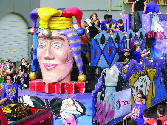 Mardi Gras float