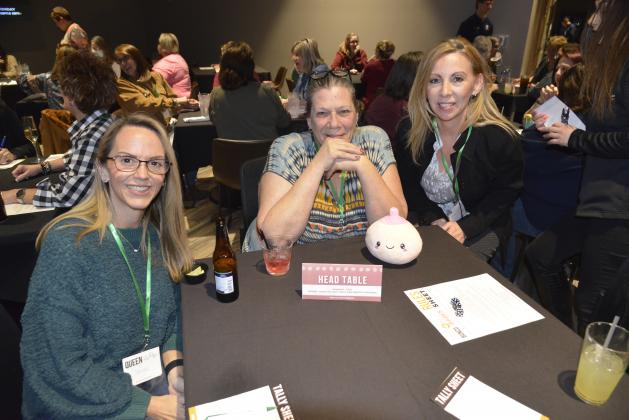 Sonya Revere, Crystal Carter and Connie Browning